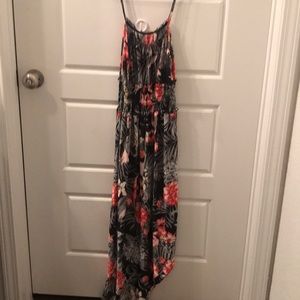 Black and red summer dress size medium